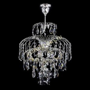 Люстра Хрустальные брызги Журавлик черный в Новосибирске отзыв и фото покупателя