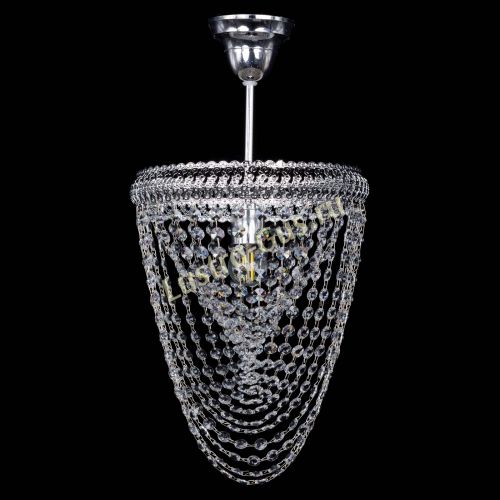 Люстра Лацио №1 Водоворот с подвесом в Новосибирске Гусь Хрустальный