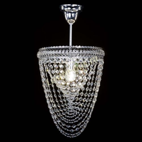 Люстра Лацио №1 Водоворот с подвесом в Новосибирске Гусь Хрустальный