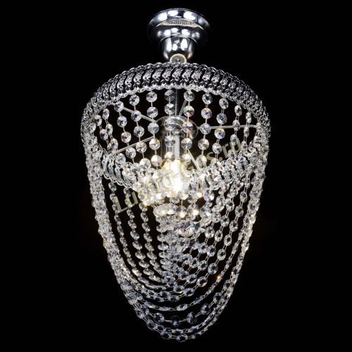 Люстра Лацио №1 Водоворот с подвесом в Новосибирске Гусь Хрустальный