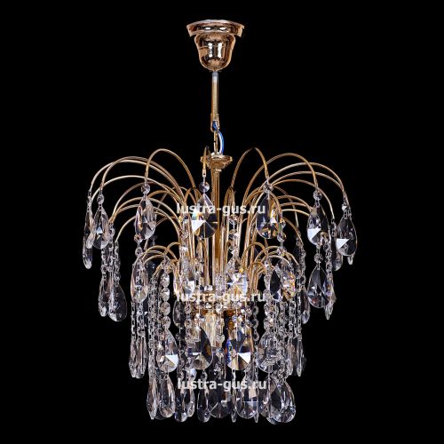 Люстра Каскад Журавль в Новосибирске Гусь Хрустальный