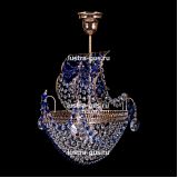 Люстра Корвет 1 ламповый синий в Новосибирске