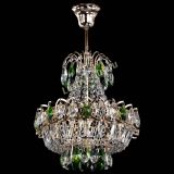 Люстра Ника 1 лампа зеленая в Новосибирске