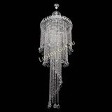 Люстра Водопад длинный с подвесом  в Новосибирске
