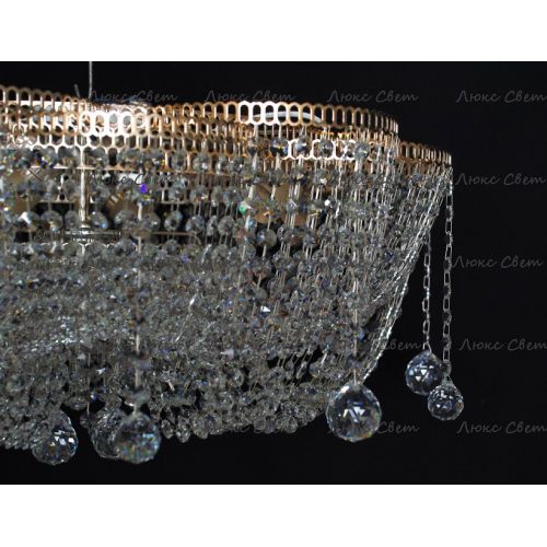 Люстра Лотос Астра 6 ламп в Новосибирске Гусь Хрустальный