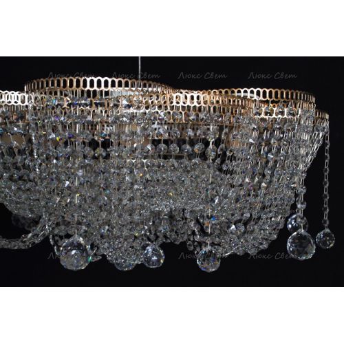 Люстра Лотос Астра 6 ламп в Новосибирске Гусь Хрустальный