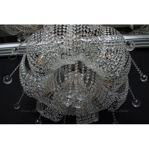 Люстра Лотос Астра 6 ламп в Новосибирске Гусь Хрустальный