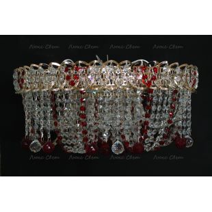  Люстра Водоворот Мария красная 