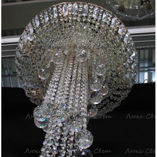 Люстра Анжелика №2 шар 40 в Новосибирске Гусь Хрустальный