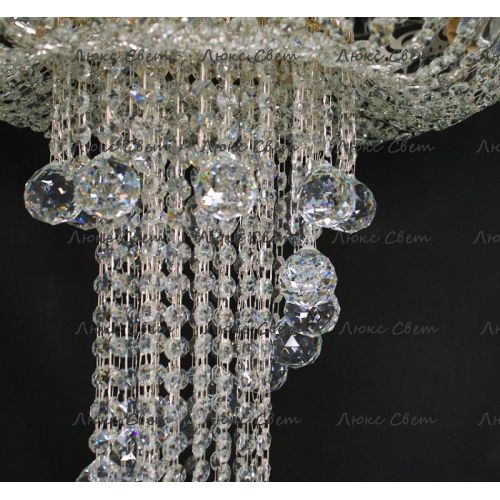 Люстра Анжелика №2 шар 40 в Новосибирске Гусь Хрустальный