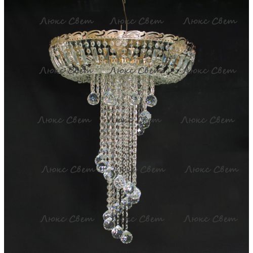 Люстра Анжелика №2 шар 40 в Новосибирске Гусь Хрустальный
