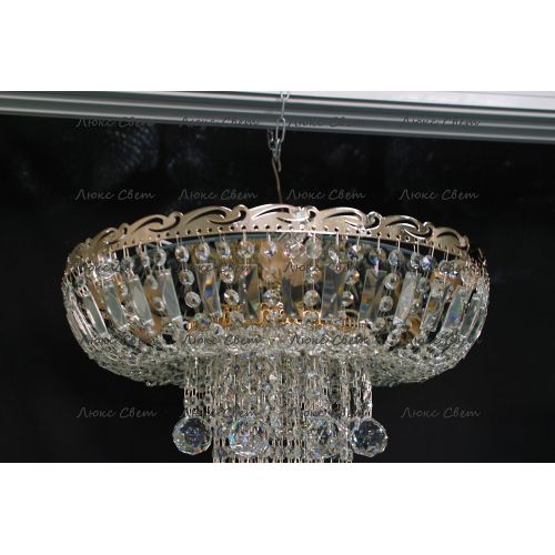 Люстра Анжелика №2 шар 40 в Новосибирске Гусь Хрустальный