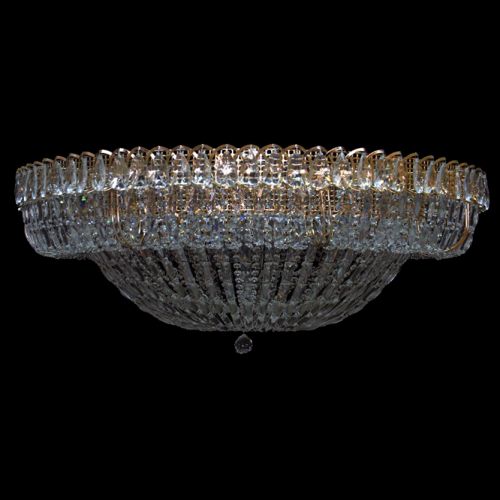 Люстра Кольцо купол 2 - 1000 мм пластина  в Новосибирске Гусь Хрустальный