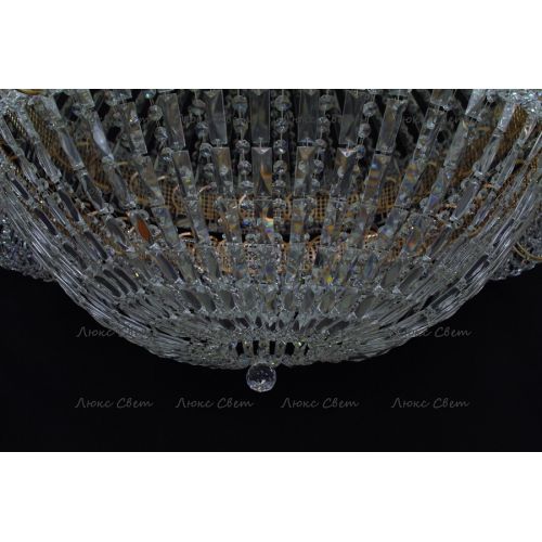 Люстра Кольцо купол 2 - 1000 мм пластина  в Новосибирске Гусь Хрустальный