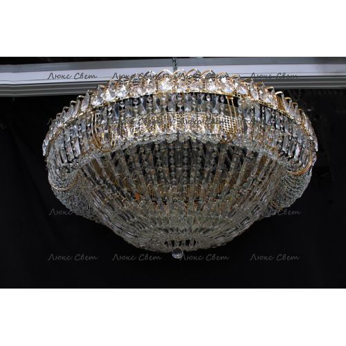 Люстра Кольцо купол 2 - 1000 мм пластина  в Новосибирске Гусь Хрустальный