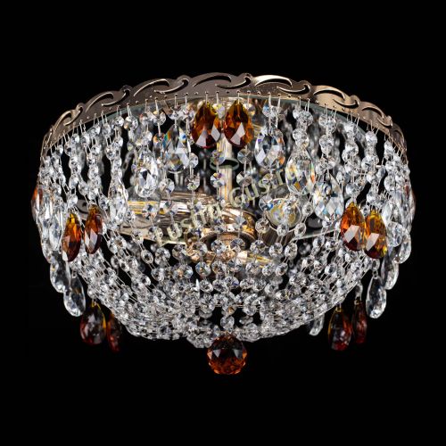 Люстра Диана журавлик чайная в Новосибирске Гусь Хрустальный