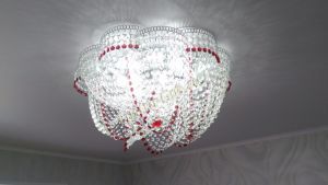 Люстра Хрустальная Волна в Новосибирске отзыв и фото покупателя