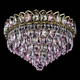 Люстра Грация №1 под бронзу розовая в Новосибирске