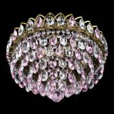 Люстра Грация №1 под бронзу розовая в Новосибирске