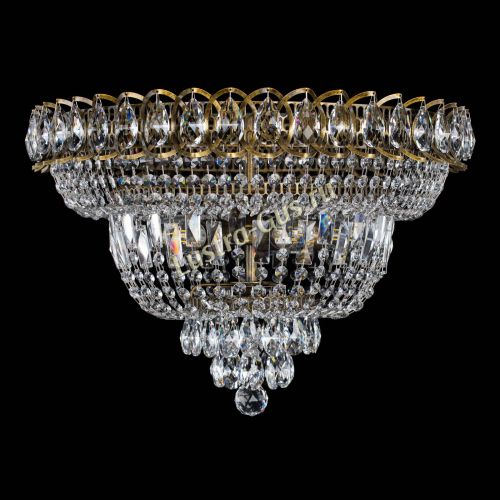 Люстра Хрустальный Каскад №1 под бронзу в Новосибирске Гусь Хрустальный