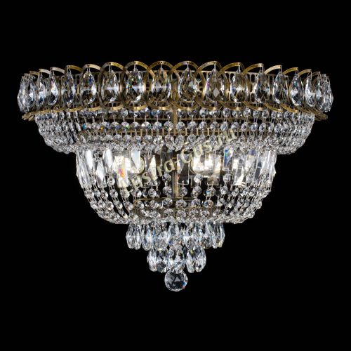 Люстра Хрустальный Каскад №1 под бронзу в Новосибирске Гусь Хрустальный