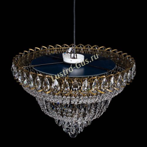 Люстра Хрустальный Каскад №1 под бронзу в Новосибирске Гусь Хрустальный