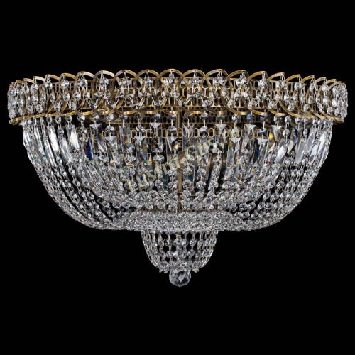 Люстра Хрустальный Каскад №2 под бронзу в Новосибирске Гусь Хрустальный