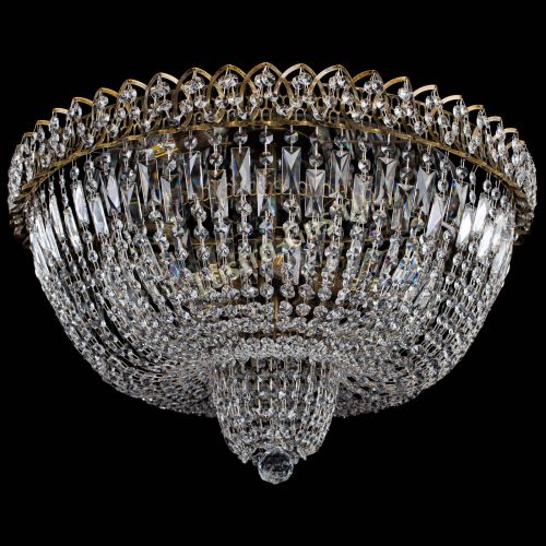 Люстра Хрустальный Каскад №2 под бронзу в Новосибирске Гусь Хрустальный