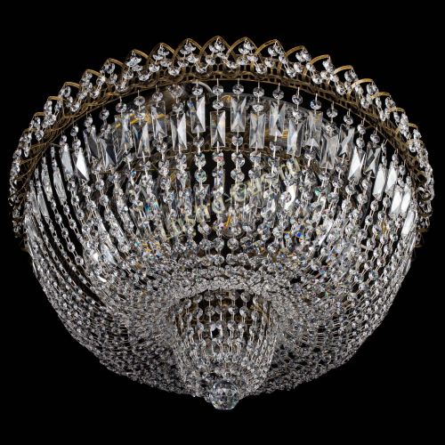 Люстра Хрустальный Каскад №2 под бронзу в Новосибирске Гусь Хрустальный