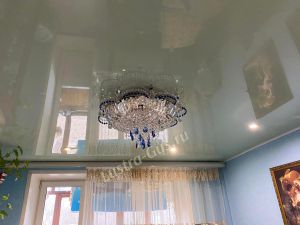 Люстра Камея №1 синяя в Новосибирске отзыв и фото покупателя