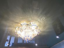 Люстра Камея №1 синяя отзыв и фото покупателя