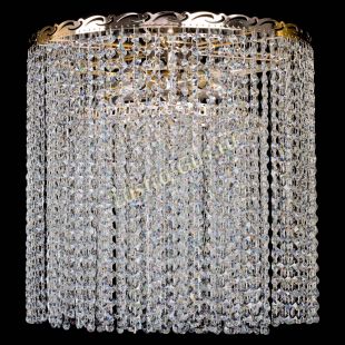 Люстра хрустальная Капель цилиндр 5 ламп 