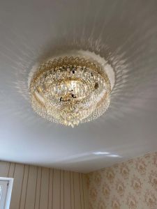 Люстра Хрустальный Каскад Перо в Новосибирске отзыв и фото покупателя