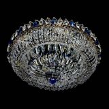 Люстра Кольцо Классика Пластинка синяя в Новосибирске