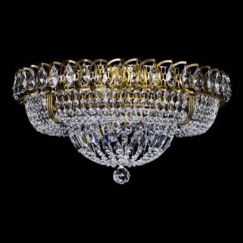 Люстра Кольцо Классика под бронзу 6 ламп в Новосибирске Гусь Хрустальный