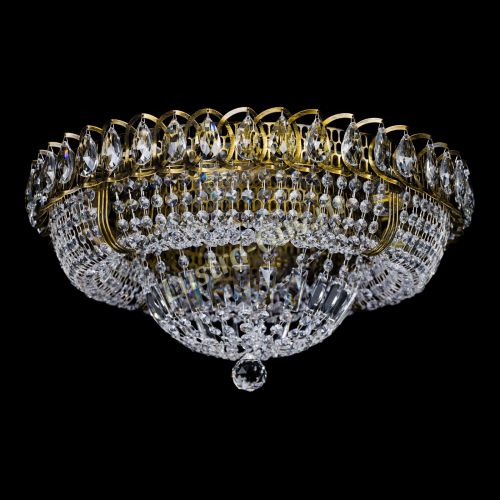 Люстра Кольцо Классика под бронзу 6 ламп в Новосибирске Гусь Хрустальный