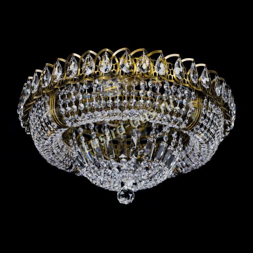 Люстра Кольцо Классика под бронзу 6 ламп в Новосибирске Гусь Хрустальный