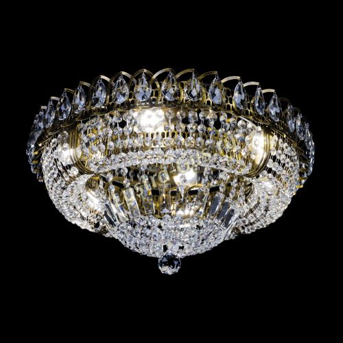 Люстра Кольцо Классика под бронзу 6 ламп в Новосибирске Гусь Хрустальный