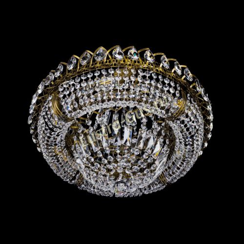 Люстра Кольцо Классика под бронзу 6 ламп в Новосибирске Гусь Хрустальный