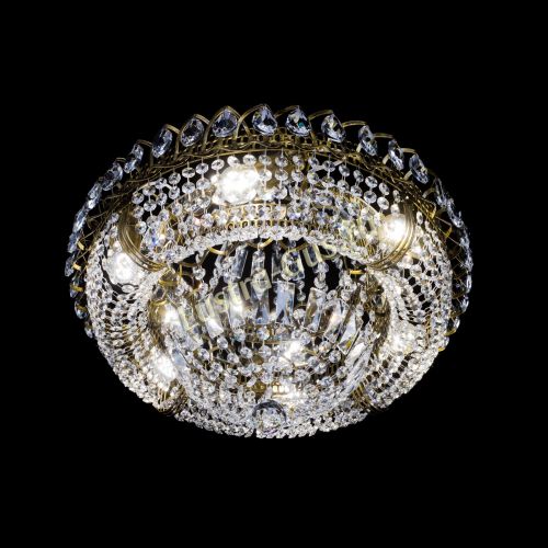 Люстра Кольцо Классика под бронзу 6 ламп в Новосибирске Гусь Хрустальный