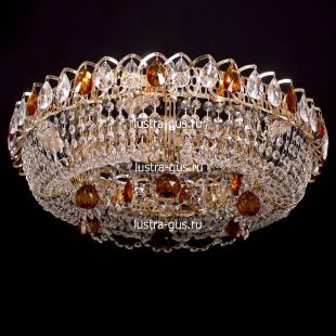  Люстра Кольцо Снежинка чайная