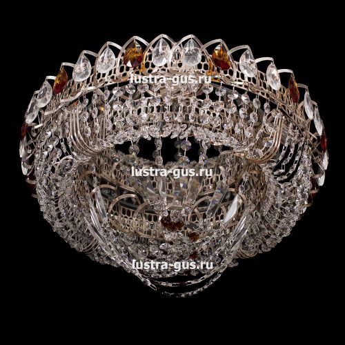 Люстра Кольцо Водоворот чайная в Новосибирске Гусь Хрустальный