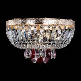 Люстра Милан Астра №3 красная в Новосибирске