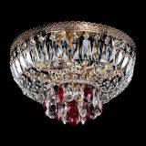 Люстра Милан Астра №3 красная в Новосибирске