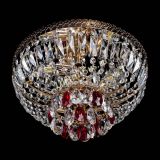 Люстра Милан Астра №3 красная в Новосибирске