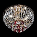 Люстра Милан Астра №3 красная в Новосибирске