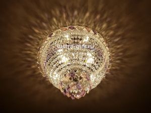 Люстра Катерина дубик цветная в Новосибирске отзыв и фото покупателя