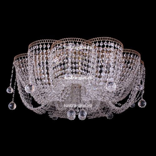 Люстра Лотос Астра 6 ламп в Новосибирске Гусь Хрустальный