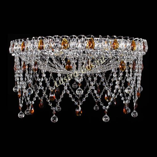 Люстра Паутинка чайная в Новосибирске Гусь Хрустальный