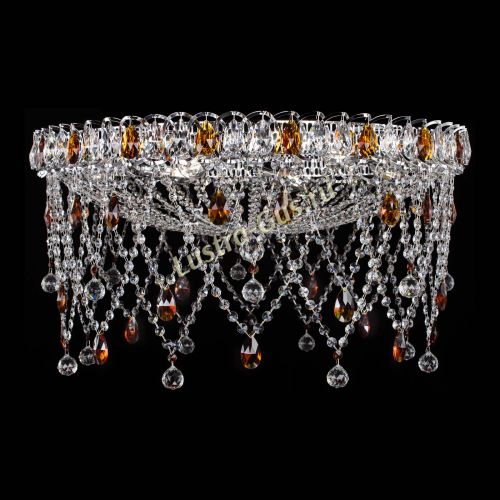 Люстра Паутинка чайная в Новосибирске Гусь Хрустальный